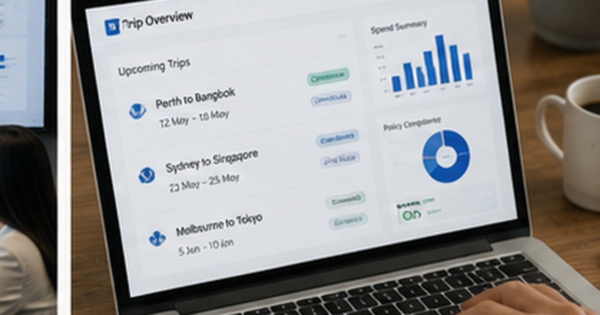 Corporate workflow for business travel platform