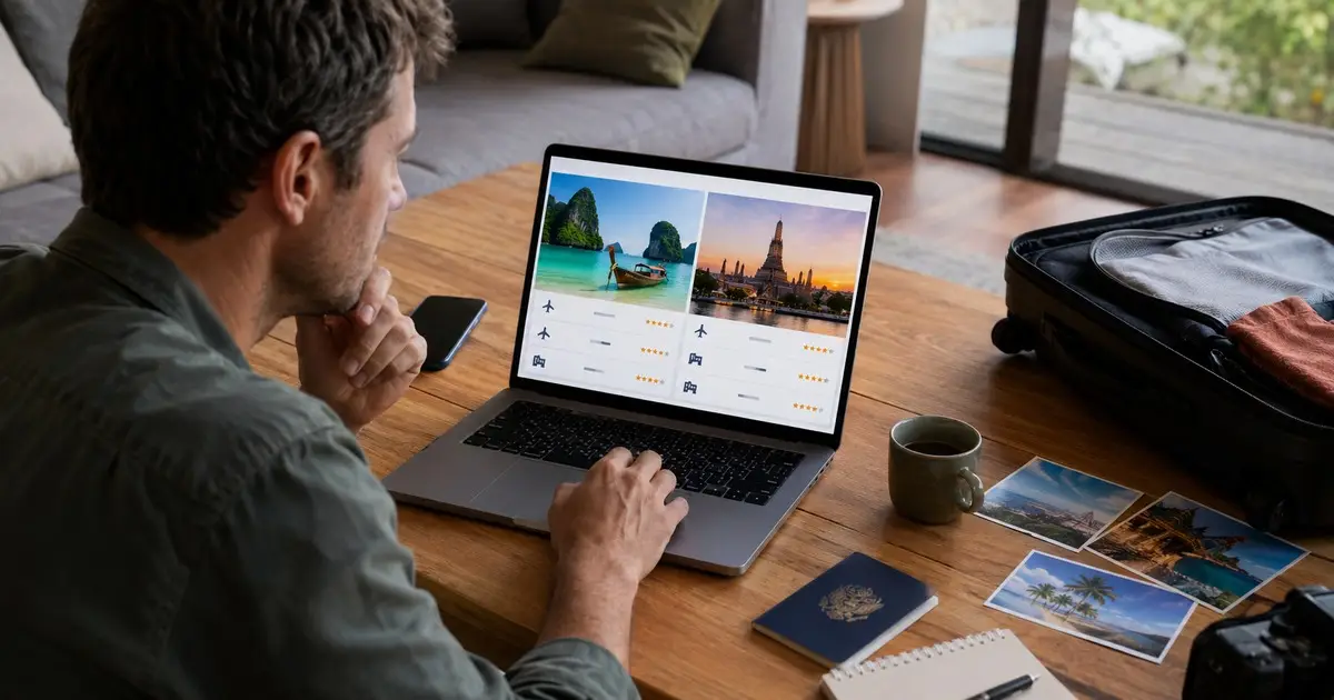 Route planning for perth to bangkok